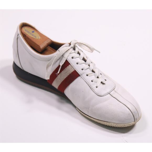 Bally Men's Free Model Low Top Leather Sneakers US 11.5 - Picture 6 of 11